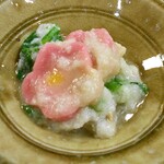 手しごとこじま - 青菜と生麩の和え物