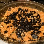 炭火焼肉・韓国料理 ハンアリ - お鍋を楽しんだ後の お楽しみ “ 韓国風焼き飯 ”