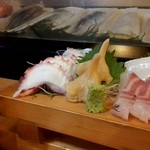 鮨今野 - 本日の盛り合わせ 12'04.27 一人前