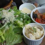 ブレッド&タパス 沢村 - チーズオムレツセット