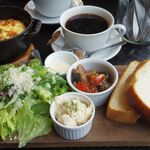 ブレッド&タパス 沢村 - チーズオムレツセット