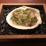 ラ カンロ - Gin Rickey：貝 木の芽