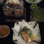 個室和食 梅田燈花 - たらばガニコース：3990円かな