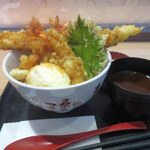 天すけ - 天すけ天丼(890円+税)