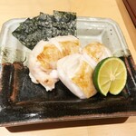 銀座 しのはら - 白子焼き（追加オプション）