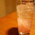 焼肉ハウス大将軍 - 大将軍サワー(ガリ入り)