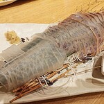 烏賊 鮨ダイニング 鮮助 - ヤリイカ(大)歯応え最高★★★
      アオリイカやスルメイカも美味しいけど、やっぱり私はヤリイカが一番好き( ≧∀≦)ノ