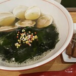 UMAMI SOUP Noodles 虹ソラ - 限定麺「新ワカメとハマグリの塩ソバ」(2020年3月17日)