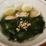 UMAMI SOUP Noodles 虹ソラ - 限定麺「新ワカメとハマグリの塩ソバ」(2020年3月17日)