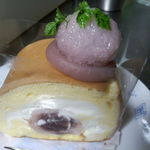 旬 - 桜餅のロールケーキ