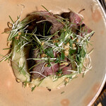 淡 如雲 - ⑥牛ヒレ&ごま豆腐sauce