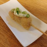 居酒屋 紅あかり - サーモンタルタル乗せ 150円