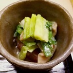 道人 - 赤貝ヒモと蛍烏賊のヌタ　気を失うほど好き