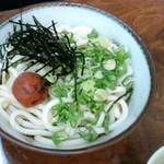 Baika dou - 冷やしぶっかけうどんの天かす入り