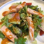 Tsu Xen Ron - 3/18　バンバンジーと季節野菜のサラダ仕立て　780円