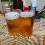 ハルエモン - 瓶ビール(アサヒスーパードライ)