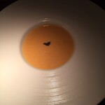 大どころ - 新玉ねぎと五島の人参のスープ