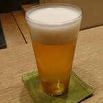 Kifuu - まずは生ビールをひと口