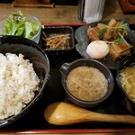 名もなき店 自然生物語 - とろーり温玉添え 豚角煮定食