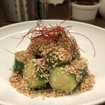 創作麺工房 鳴龍 - 「ごまきゅうり」300円