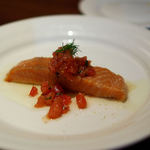 千年葡萄家 - サーモンのコンフィ（680円）