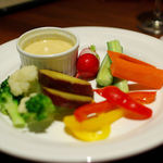 千年葡萄家 - 野菜のフォンデュ白味噌とゴルゴンゾーラ（580円）