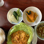 中華　友 - 付け合せが豊富