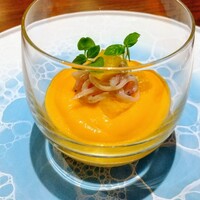 le・sud - 人参のムース、白魚、八朔