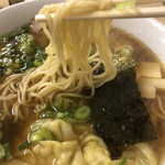 支那そば心麺 - 麺アップ