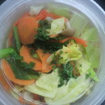 サイゼリヤ エクスプレス - たっぷり野菜のスパゲティ