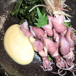 Tedukuri Shubou Honnori - 春メニュー　ホタルイカの酢味噌