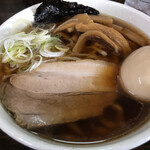 Futomenya - 小盛り太麺あぶらっぽく650円+半熟味玉100円