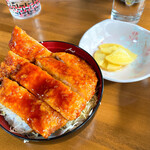 令来軒 - セットのソースカツ丼、先のラーメンとセットで1,000円！