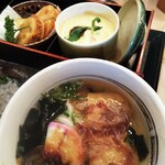 Nigiri No Tokubee - うどん　茶碗蒸し　揚物
