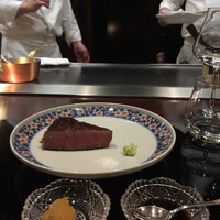 秋田牛鉄板焼 銀座五明 - ありがたいありがたい秋田牛フィレステーキ