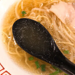 中華そば専門店 丸忠商店 - 澄んだスープです。（2020.3 byジプシーくん）