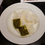 カレー食堂 心 - ご飯並盛り(0円)です。