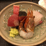 みつき - しびマグロ、猛者エビ、真鯛