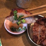 ハンサム食堂 - 豚肉ロースの炭火焼き。無茶ウマ