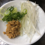 安兵衛 - 和牛そぼろスープ茶漬けの薬味