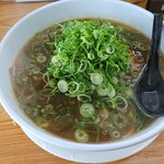 芦屋らーめん庵 - こく醤油大盛のねぎ盛り