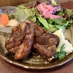 ジャム cafe 可鈴 - 【週替わりランチ 1,050円】メインのスペアリブのジャム煮込み