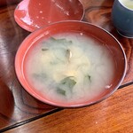 わかまつや - 【定食やランチにつく味噌汁】アサリの味噌汁