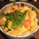 鶏匠舞 佐平 - 親子丼（火曜、水曜限定バージョン玉ひも入り）