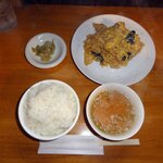 翔龍 - 後日食べたAの豚肉と卵の炒め