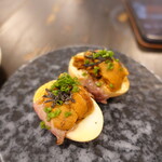 Luka ITALIAN - DINING / PIZZA / BAR - SMOKED EGG, WAGYU, UNI (2 pieces)