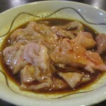 欽ちゃん焼肉 168 - 豚ホルモン（とんちゃん）99円（税別）。　　　　　2020.03.19
