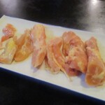 欽ちゃん焼肉 168 - 鶏せせり 280円（税別）。　　　　　2020.03.19