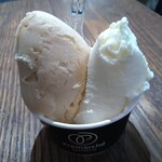 プレマルシェ・ジェラテリア - 豆汁バナナ＆本物の杏仁豆腐