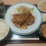 洋食とパスタの店 キッチン ローマ - 霧島ポークしょうが焼き¥750-